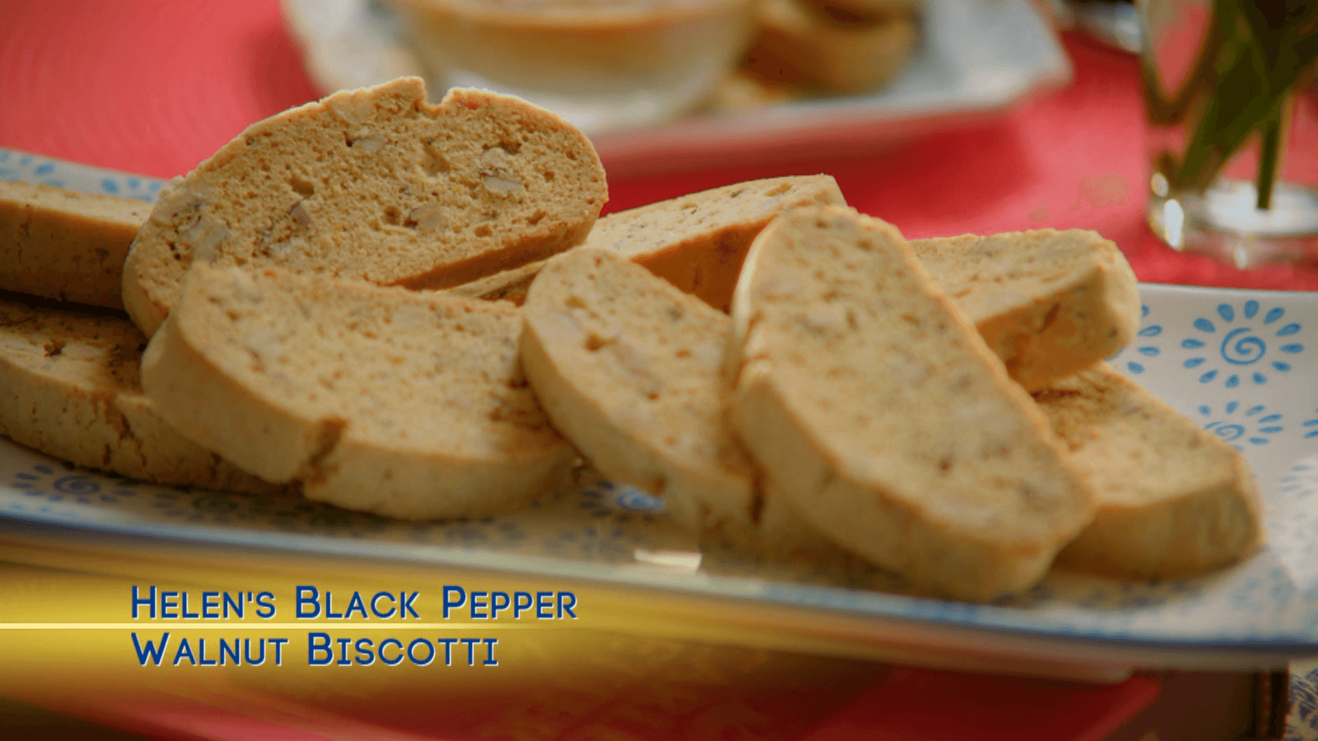 Helens Black Pepper Biscotti