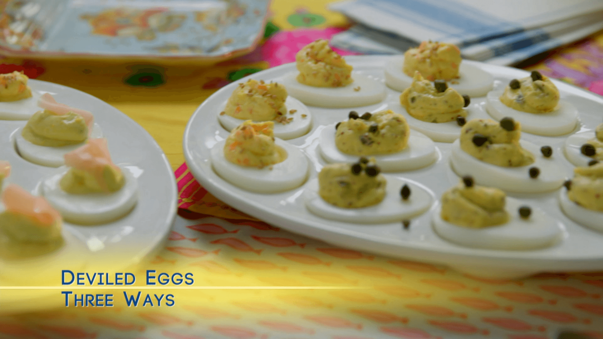 Deviled Eggs Three Ways