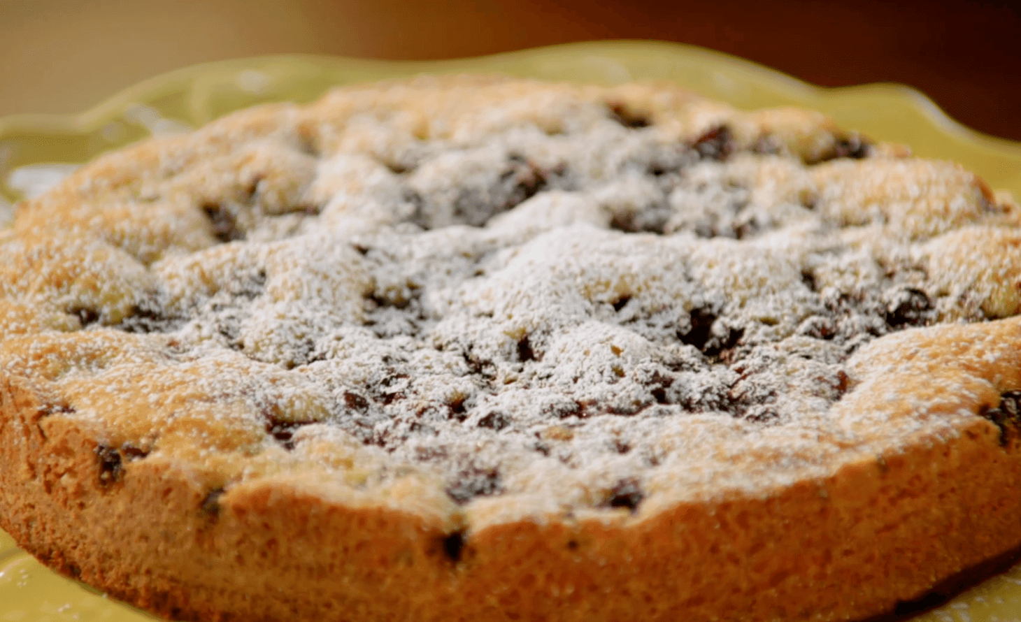 Blueberry Cake with Lemon-Mascarpone Cream