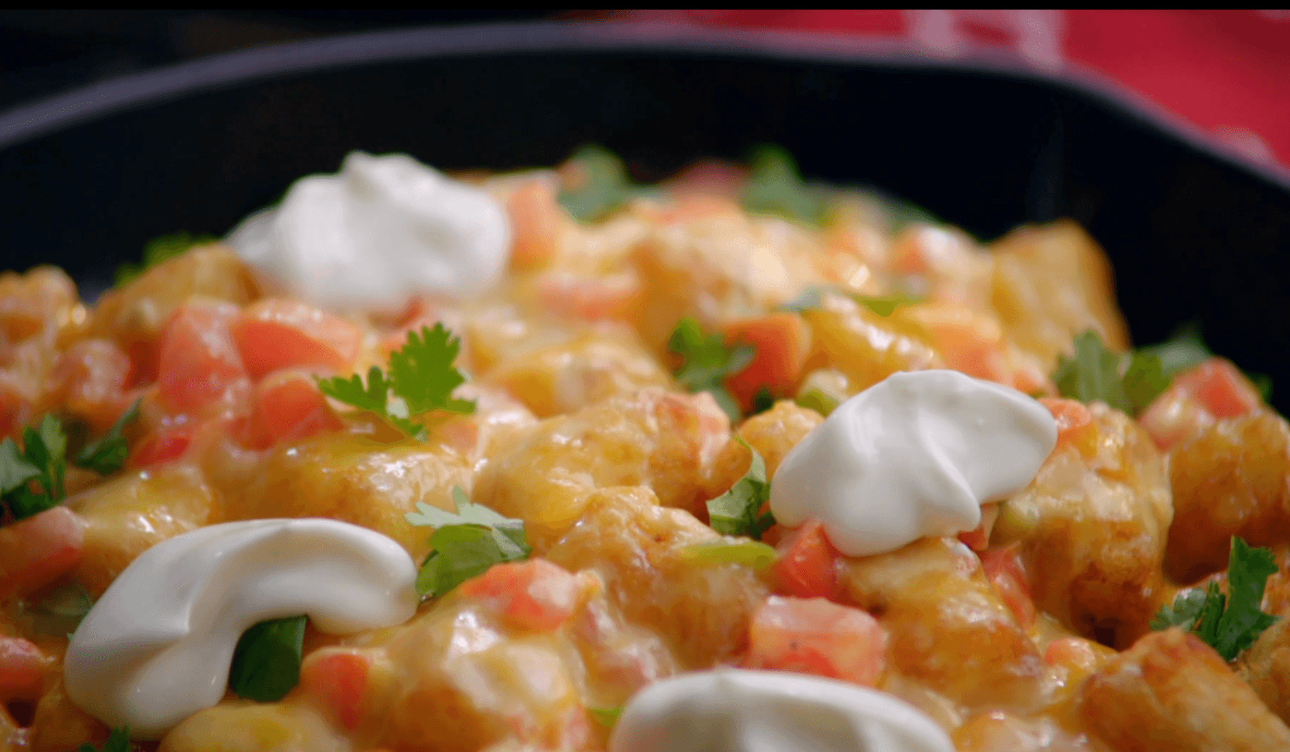 Crispy Cheesy Nacho Tots