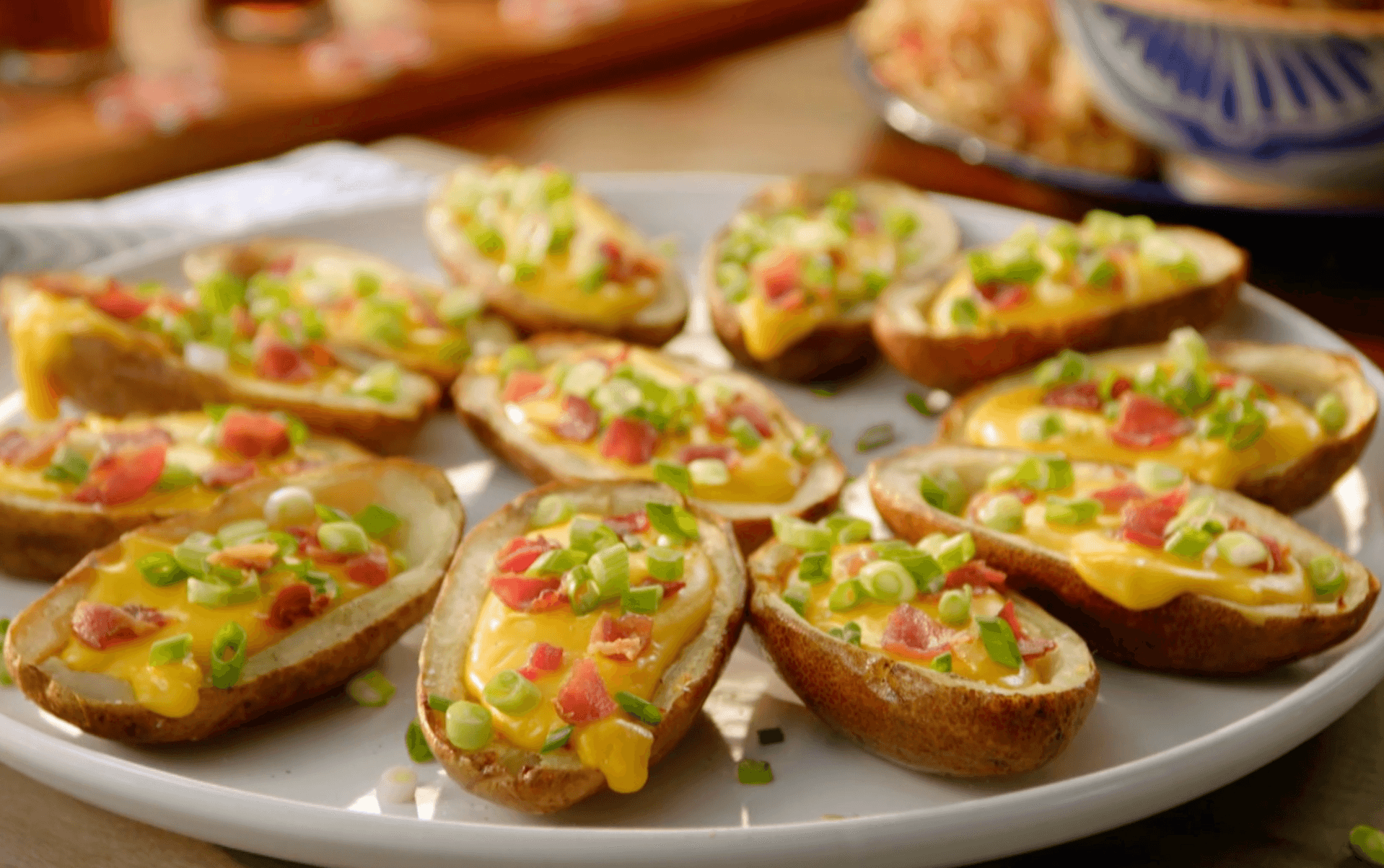 Potato Skins with Beer Cheese