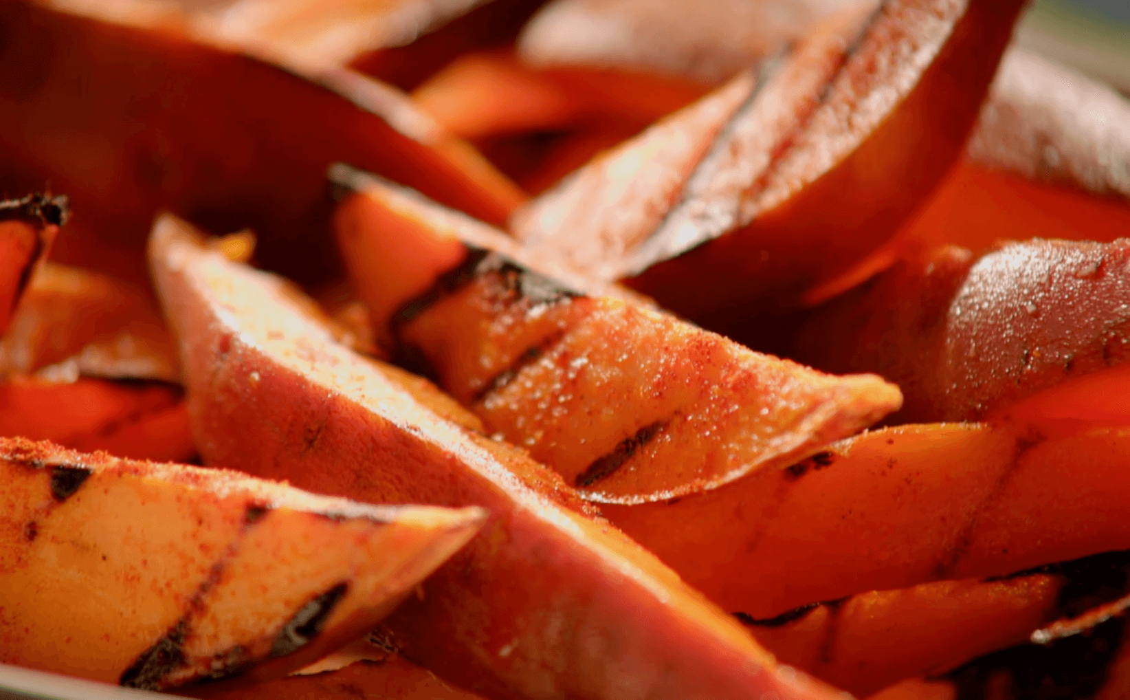 Grilled Sweet Potato Wedges