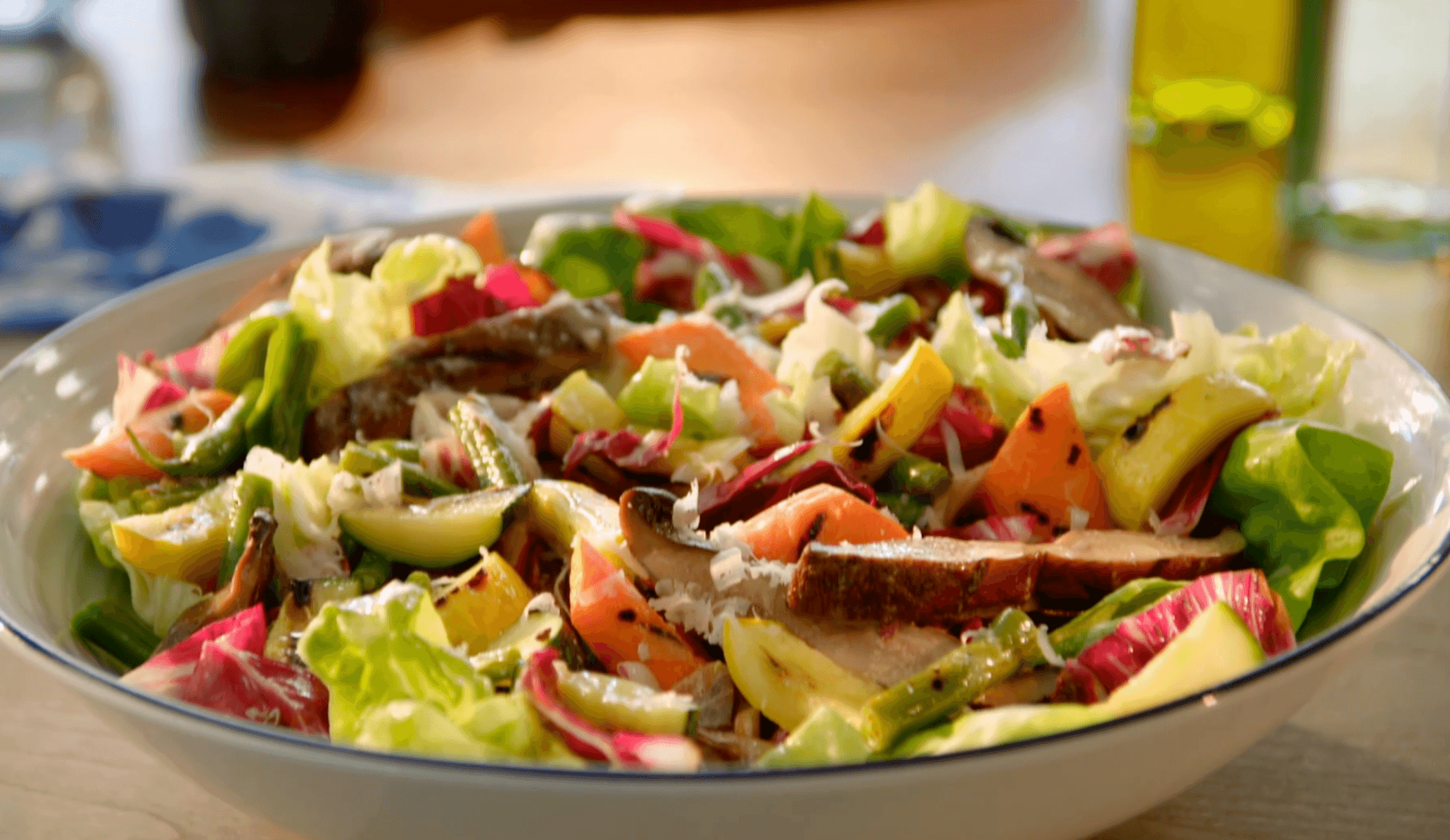 Grilled Chopped Vegetable Salad