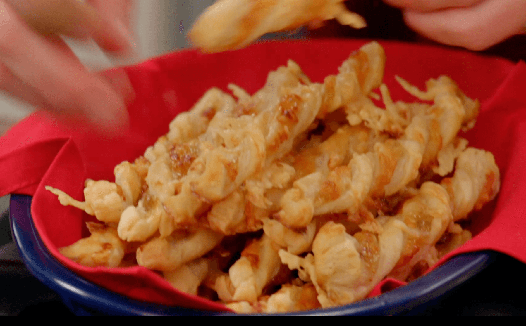 Crunchy Manchego Fig Straws