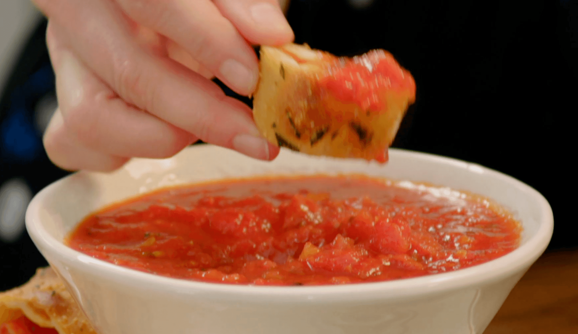 Pepperoni Pizza Bites with Homemade Marinara Sauce