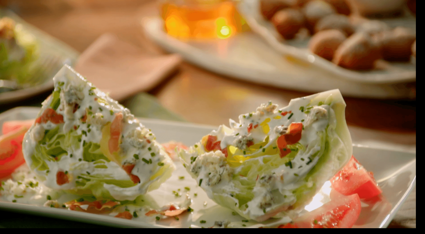 Steakhouse Wedge Salad with Gorgonzola and Crispy Pancetta
