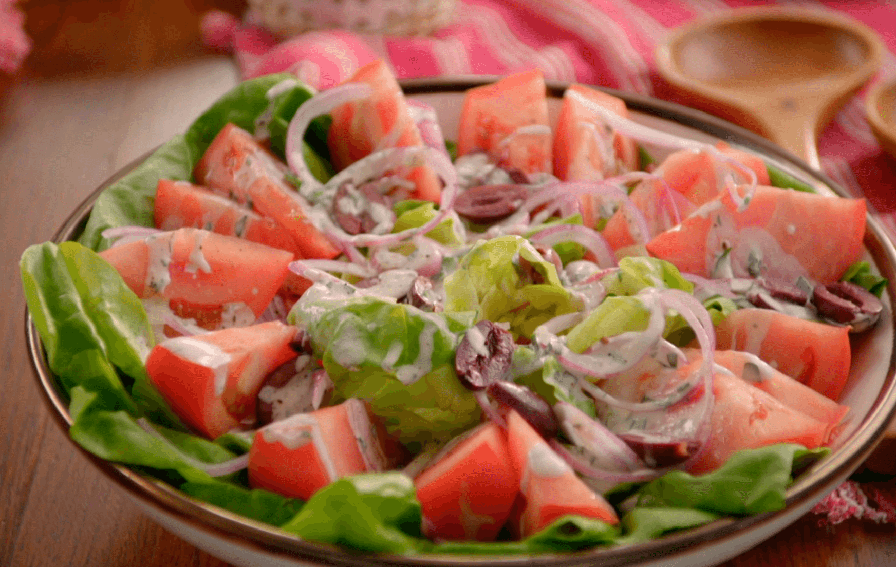 Tomato and Bibb Lettuce Salad
