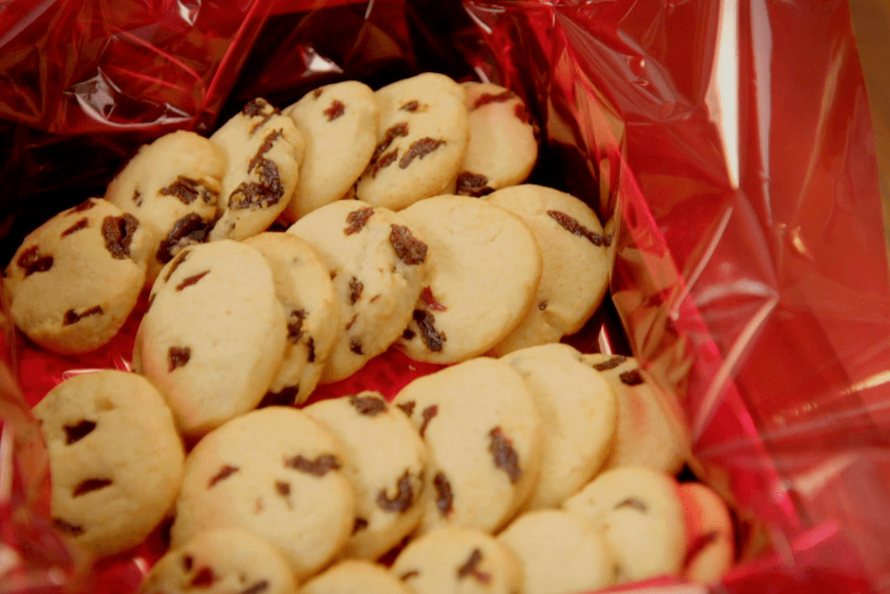 White Pepper Cherry Cookies